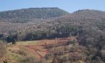 Blick vom Tal auf's Dernbacher Haus