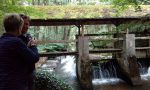 Treffen von Vertretern der deutschen und französischen Wasserbehörden, um rechtliche Vorschriften für den Umbau zu bestimmen. Juli 2018