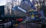 Einbau des Kuhmaulprofils im Winter 2018 Einbau des Kuhmaulprofils im Winter 2018
