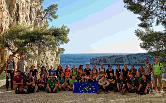 Teams aller LIFE-Projekte von Frankreich treffen sich zum Erfahrungsaustausch